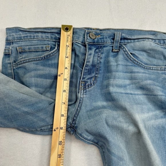 Flying Monkey Skinny Jeans Womens Size 26 Light Blue Mid Rise Distressed Stretch - Picture 11 of 14